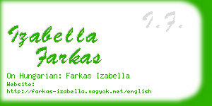 izabella farkas business card